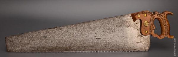 Like New DISSTON No. 12 London Spring Hand Saw - 98016