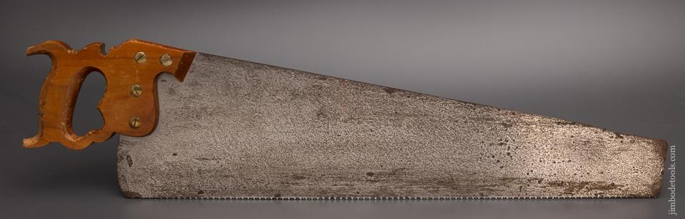 Like New DISSTON No. 12 London Spring Hand Saw - 98016