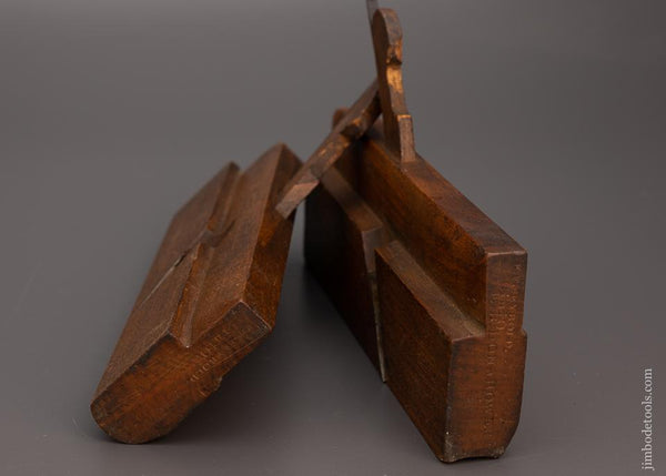 Good+ Crisp Pair of Hollow & Round Moulding Planes by F. SEYBOLD CINT. O. - 98054