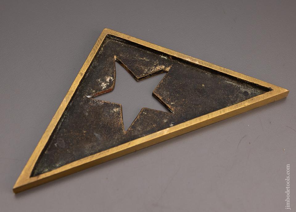 Unusual STAR TOOL CO. ? Brass 6 Inch Square - 98080