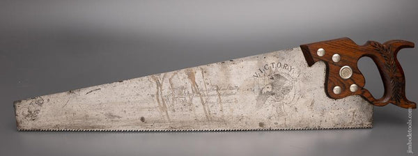 Early & Fine DISSTON No. D-15 VICTORY Hand Saw with Rosewood Handle - 98092
