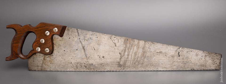Early & Fine DISSTON No. D-15 VICTORY Hand Saw with Rosewood Handle - 98092