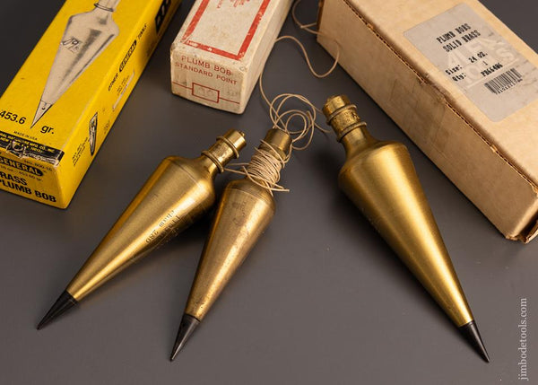 3 Plumb Bobs Mint in Box - 98114