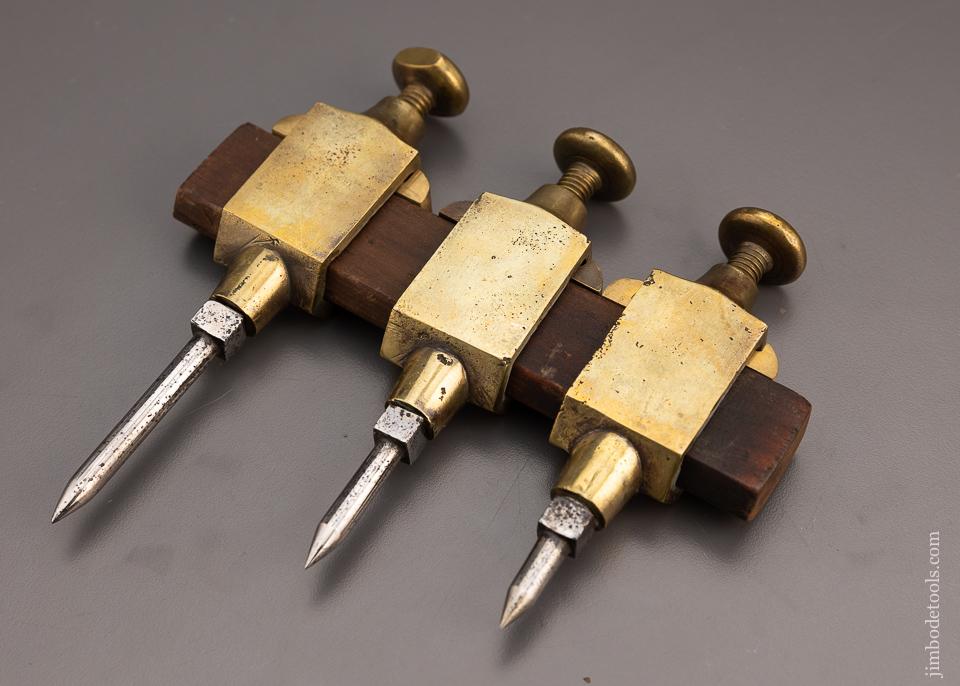 Set of 3 Brass Trammel Points - 98116