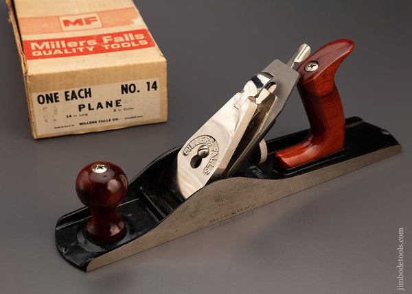MILLERS FALLS No. 14 Jack Plane Near Mint in Box - 98161