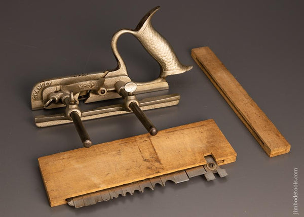 Good User STANLEY No. 50 Plow Plane with 15 Cutters - 98177