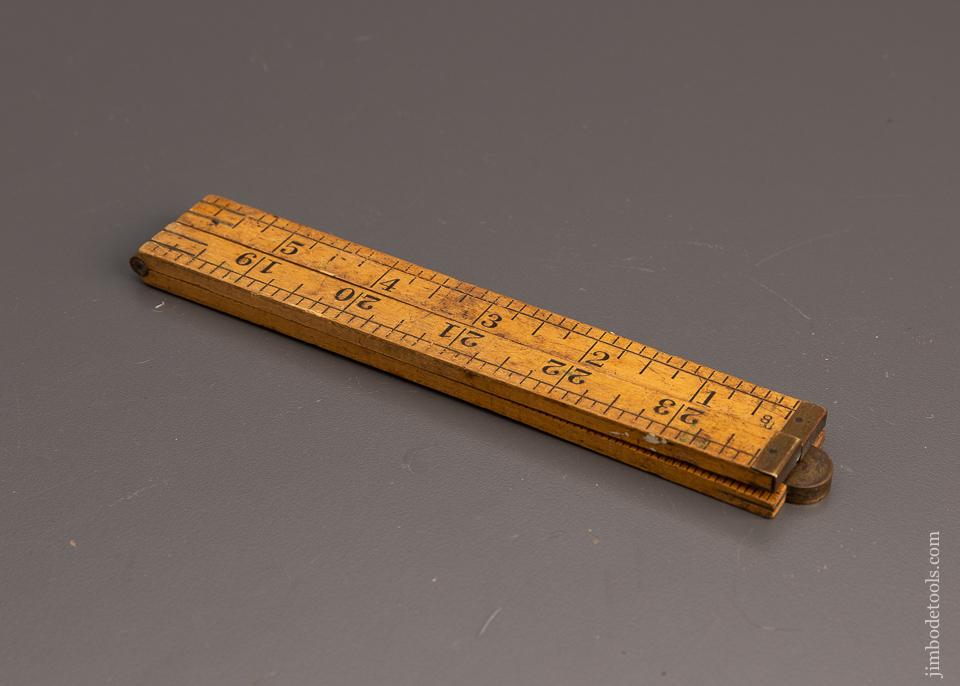 Good LUFKIN No. 651 (68) 1918 Patent Folding Rule - 98179