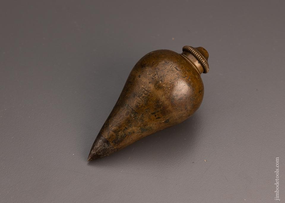 Pretty 4 Inch Brass Plumb Bob - 98189