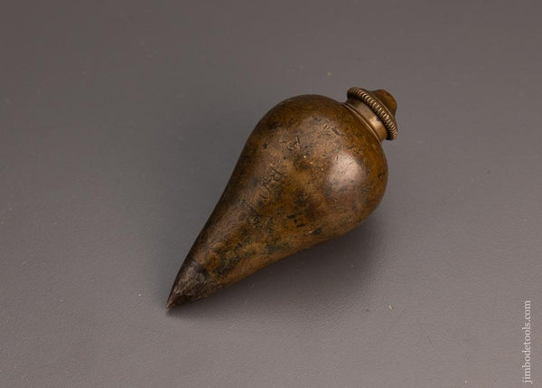 Pretty 4 Inch Brass Plumb Bob - 98189