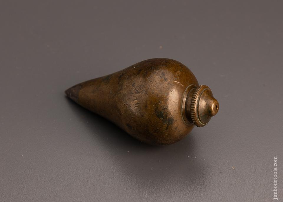 Pretty 4 Inch Brass Plumb Bob - 98189