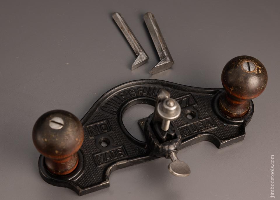 Extra Fine MILLERS FALLS No. 77 Router Plane with All 3 Cutters - 98190
