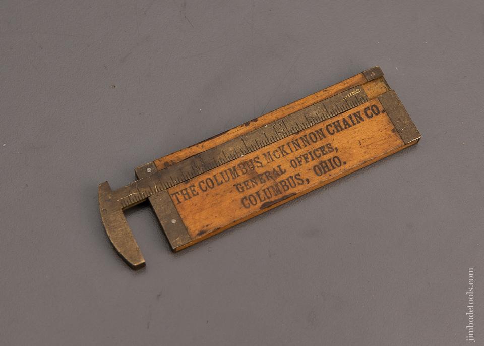 3 inch Advertising Rule Boxwood with Caliper COLUMBUS MCKINNON CHAIN CO. - 98205