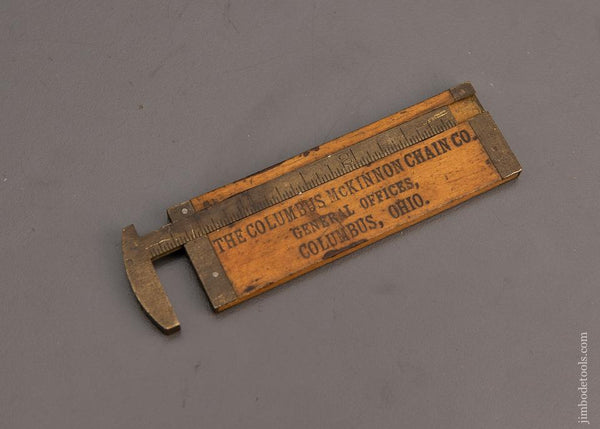 3 inch Advertising Rule Boxwood with Caliper COLUMBUS MCKINNON CHAIN CO. - 98205