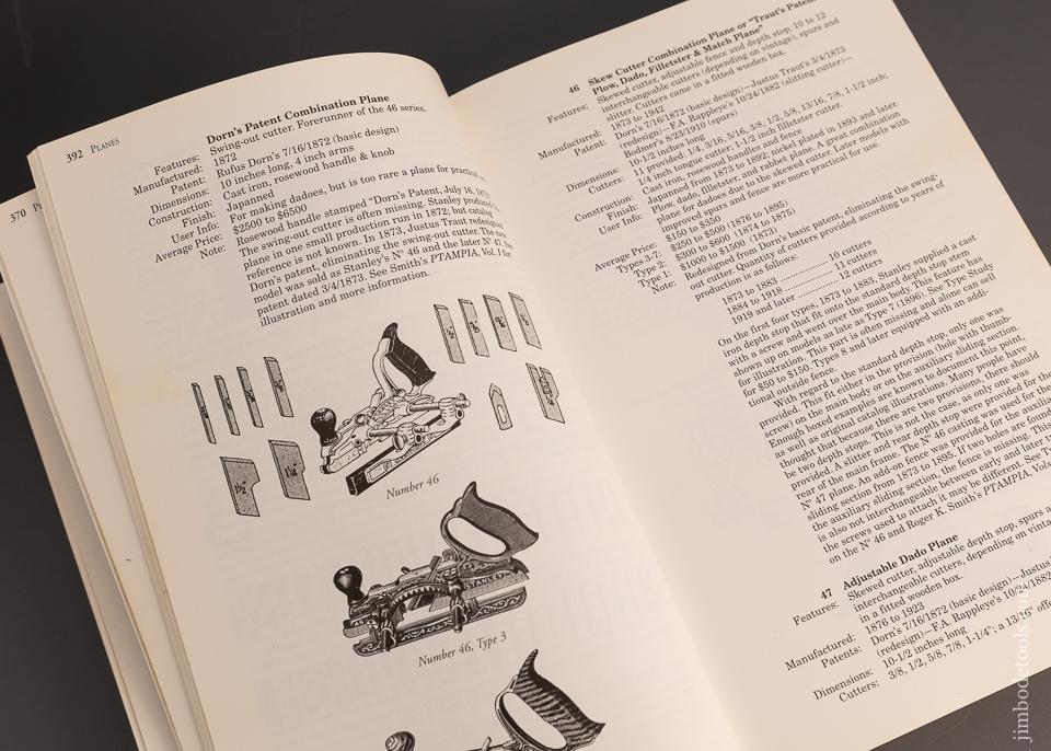 NEAR MINT Book:  ANTIQUE & COLLECTIBLE STANLEY TOOLS, GUIDE TO IDENTITY & VALUE by John Walter - 98220