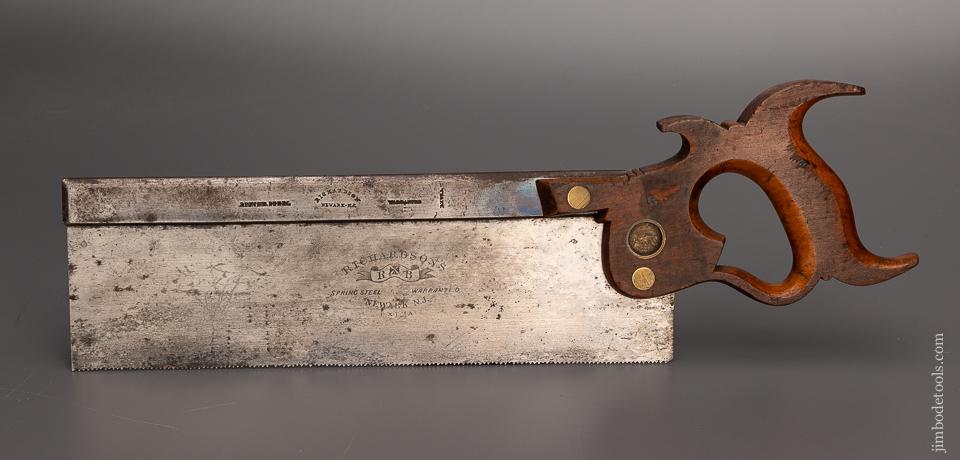 Spectacular RICHARDSON No. 5 Back Saw Carcass Saw - EXCELSIOR 95222