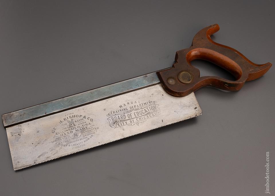 New Old Stock BISHOP No. 8 Dovetail Saw - EXCELSIOR 98223