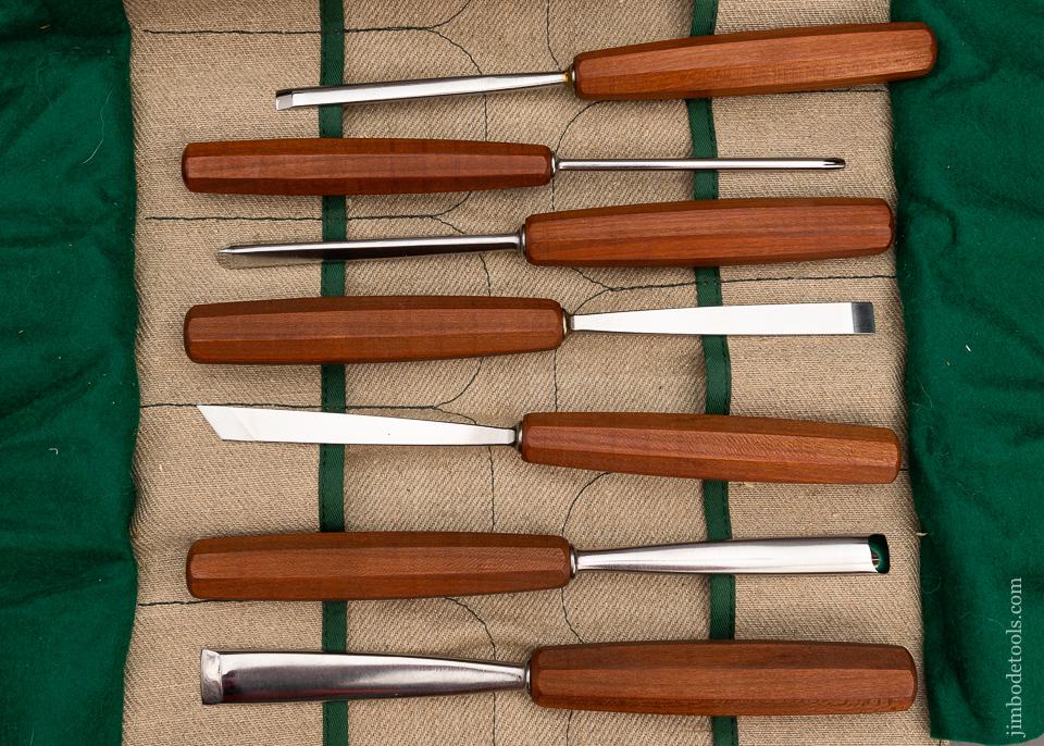 Mint Set of 7 PFEIL SWISS MADE Carving Chisel in Roll - 98224