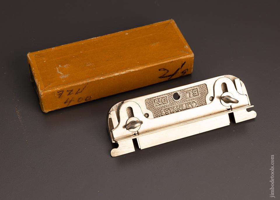 STANLEY No. 79 Rabbet Plane Mint in Box with Fence - 98232