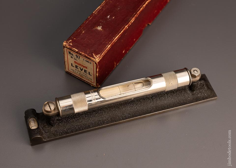 STARRETT No. 97 Level Mint in Box 8 Inch - 98237