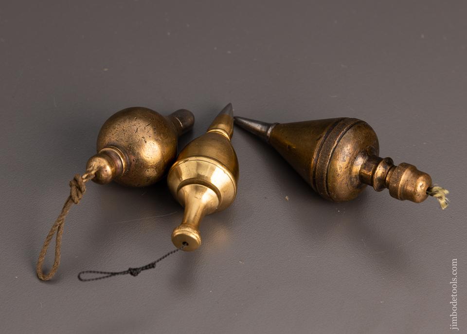 Collection of 3 Gorgeous Plumb Bobs - 98242