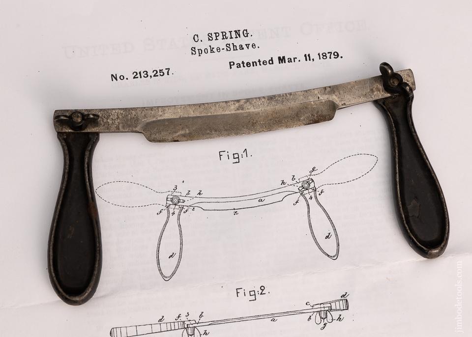 Rare C. SPRING PATENT 3 Inch Drawknife - 98283