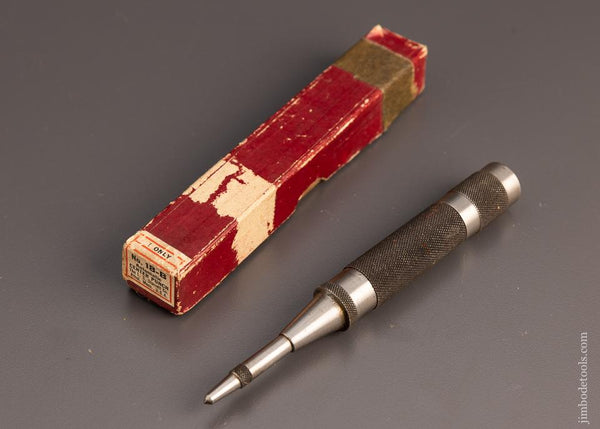 STARRETT No. 18-B Automatic Center Punch Mint in Box - 98291
