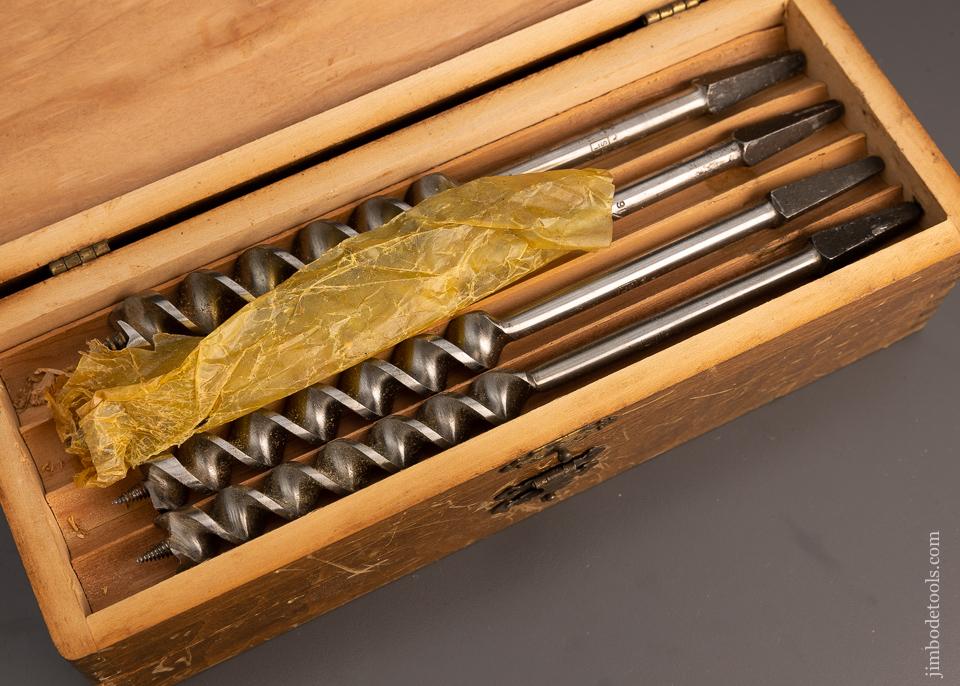 Complete Set of Extra Fine 13 RUSSELL JENNINGS Auger Bits in Original Three Tiered Box - 98394