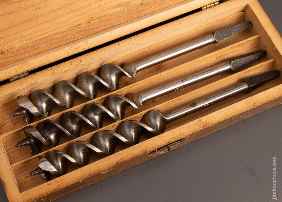 Complete Set of Extra Fine 13 RUSSELL JENNINGS Auger Bits in Original Three Tiered Box - 98394