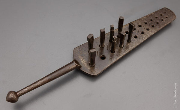 STUBBS Fancy Screw Plate with Taps 12 inch - 98295