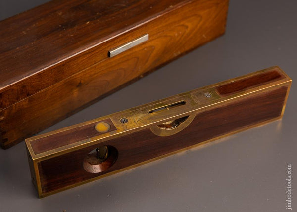 Stunning STRATTON BROS. Rosewood Level 10 Inch in Custom Box - 98300
