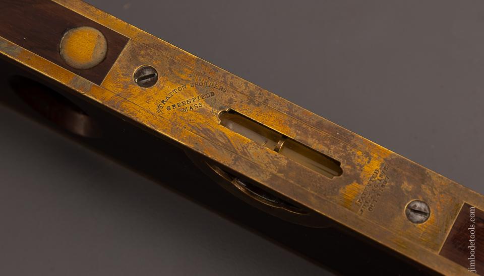 Stunning STRATTON BROS. Rosewood Level 10 Inch in Custom Box - 98300