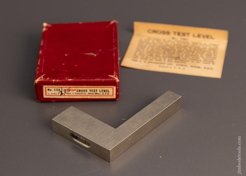 STARRETT No. 134 Cross Test Level Mint in Box - 98308