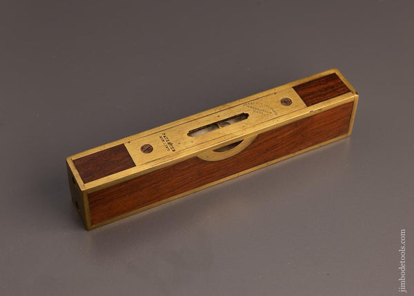 Beautiful Rosewood STRATTON BROTHERS Extra Fine 6 1/2 Inch Level - 98309