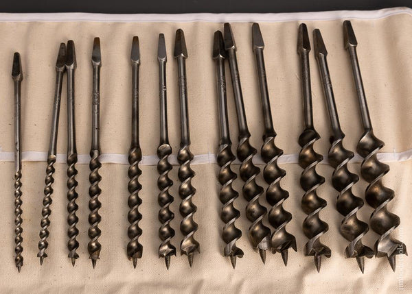 Matched Set of 13 JENNINGS-GREENLEE Auger Bits in Roll - 98338