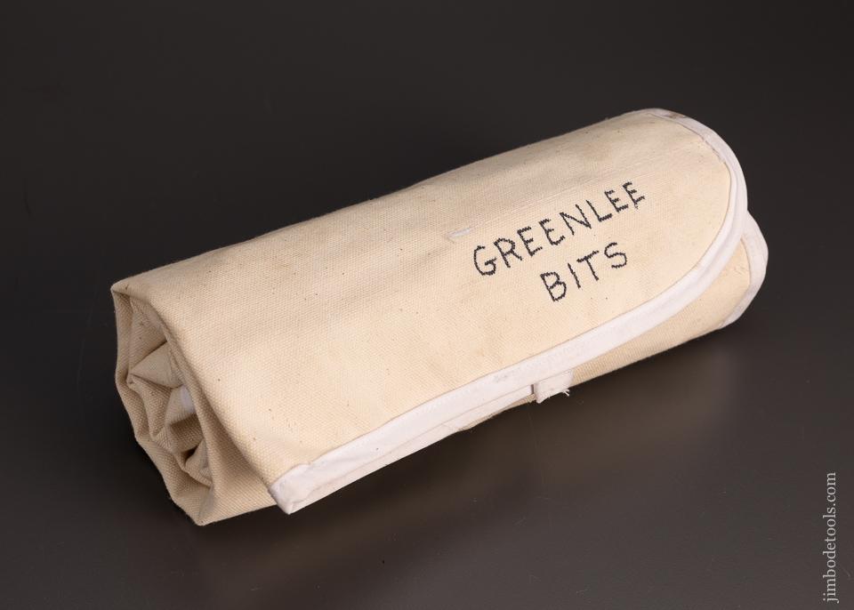 Matched Set of 13 JENNINGS-GREENLEE Auger Bits in Roll - 98338