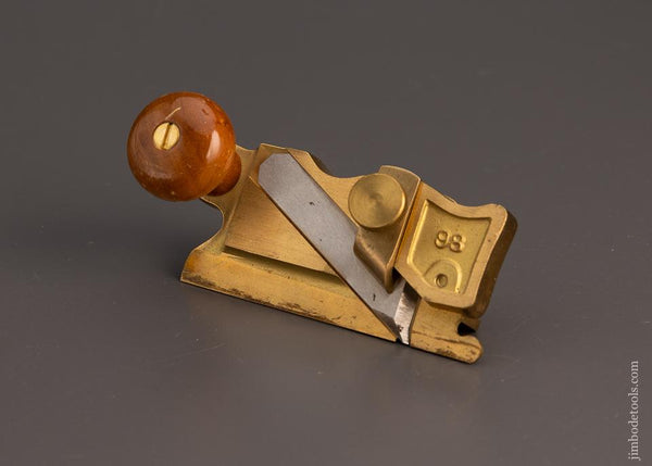 LIE NIELSEN No. 98 Bronze Side Rabbet Plane Near Mint Unused - 98343