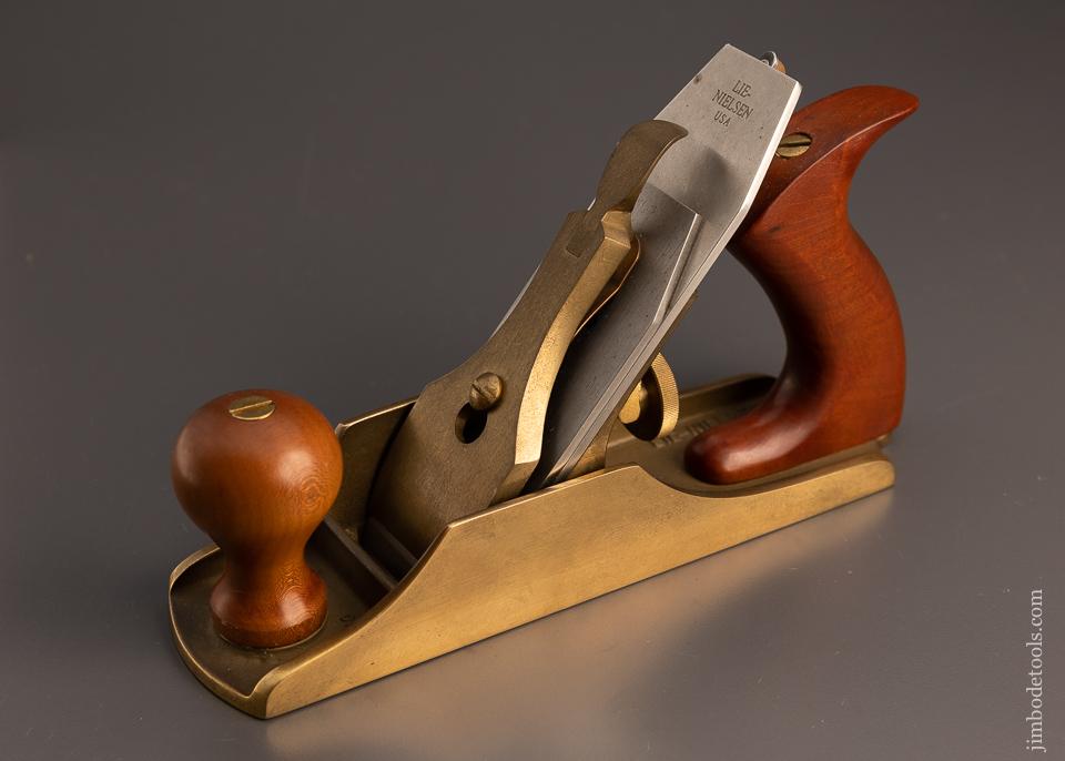 LIE NIELSEN No. 4 Bronze Smooth Plane with 50° Frog Like New - 98352