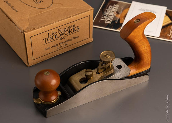 LIE NIELSEN No. 164 Low Angle Smooth Plane Mint in Box - 98353
