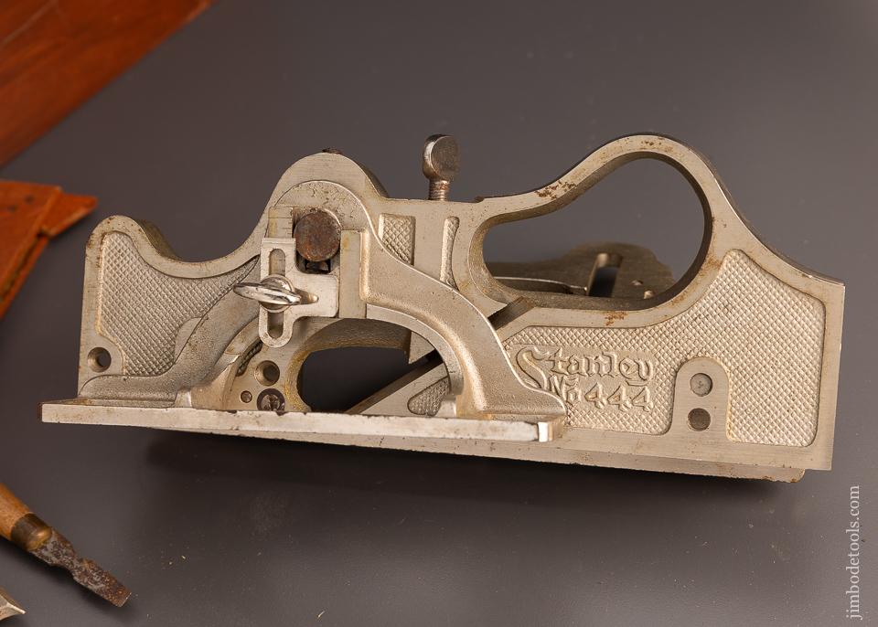 Near Mint STANLEY No. 444 Dovetail Plane Mint in Custom Box - 98361