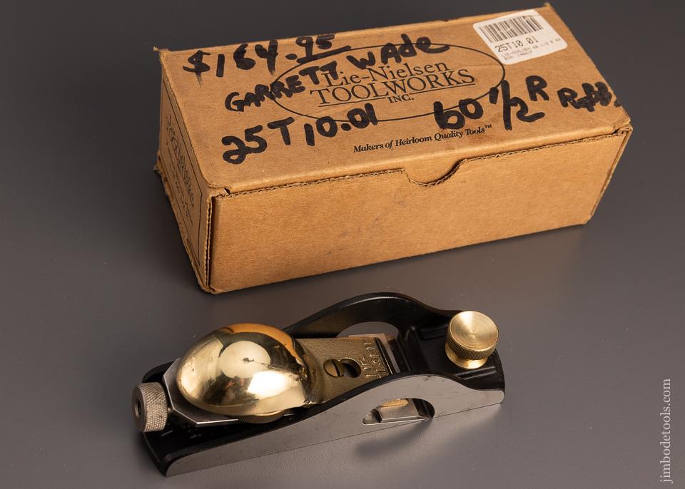 LIE NIELSEN No. 60 1/2 Rabbet Block Plane Near Mint in Box - 98384