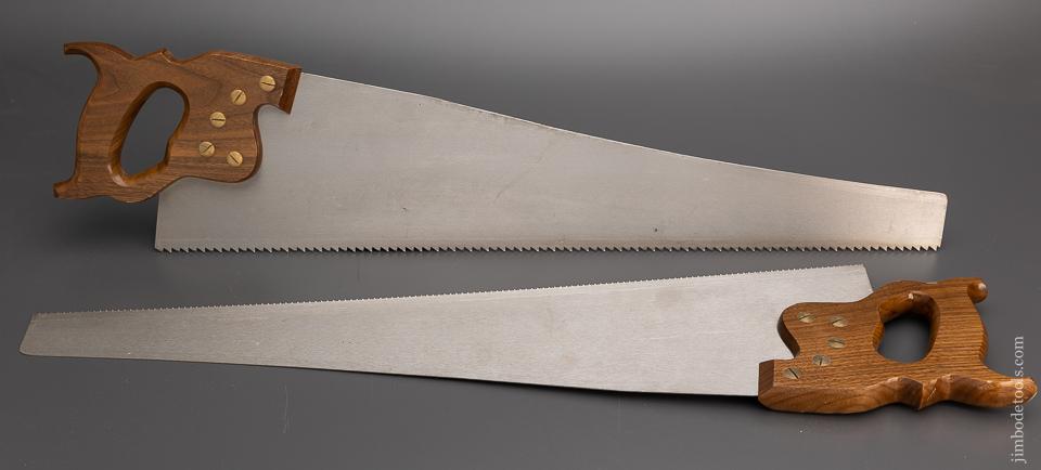 Near Mint Pair GARLICK & SON Hand Saws - 98385