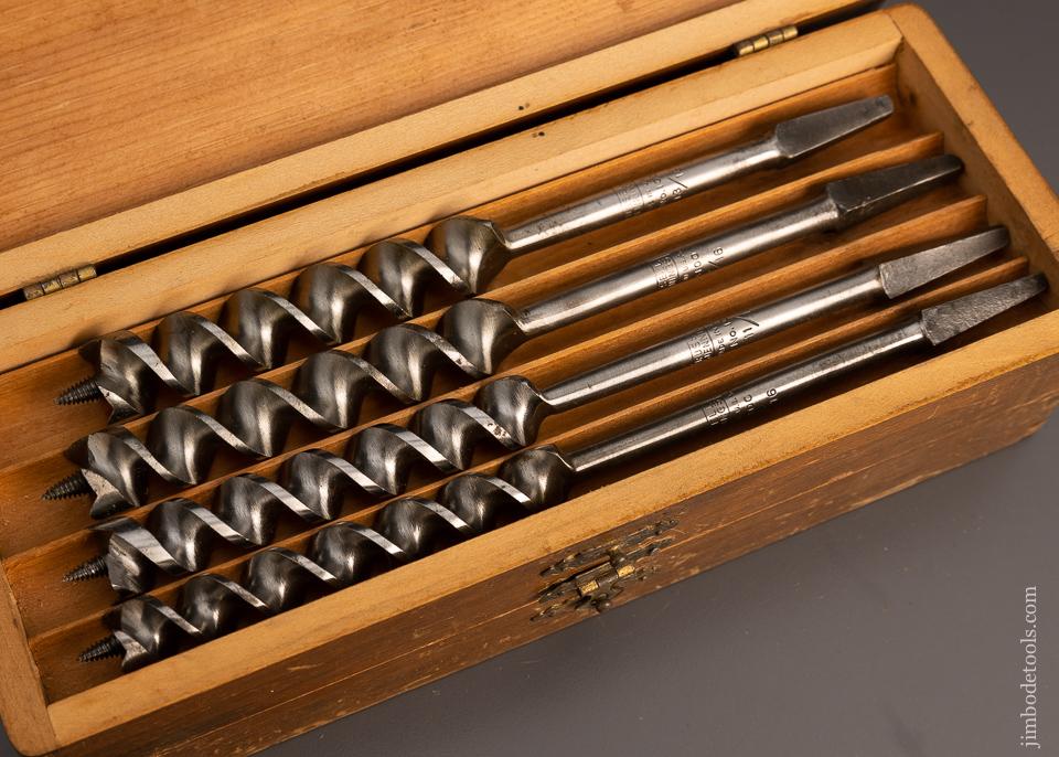 Complete Set of Extra Fine 13 RUSSELL JENNINGS Auger Bits in Original Three Tiered Box - 98396