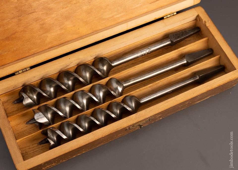 Complete Set of Extra Fine 13 RUSSELL JENNINGS Auger Bits in Original Three Tiered Box - 98396