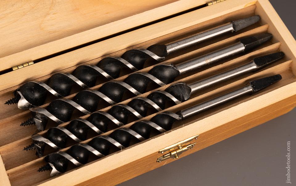 Mint in Box RUSSELL JENNINGS Auger Bits in Original Three Tiered Box with Outer Box - 98401