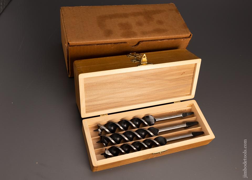Mint in Box RUSSELL JENNINGS Auger Bits in Original Three Tiered Box with Outer Box - 98401