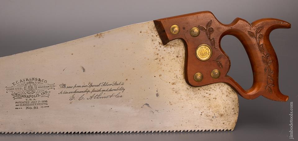 Mint ATKINS No. 51 Rip Hand Saw - 98492