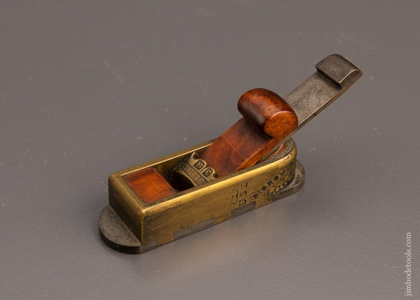 B.C. CARTER Miniature Gunmetal Miter Plane - EXCELSIOR 98507