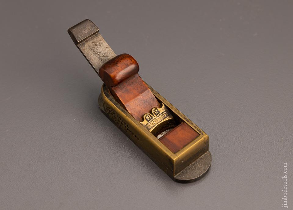B.C. CARTER Miniature Gunmetal Miter Plane - EXCELSIOR 98507