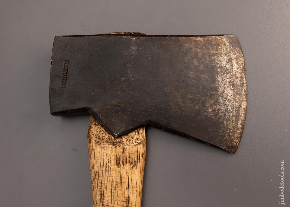 Fabulous Early Blacksmith Made Felling Axe by L. STOUDT BERKS CO. P.A. - 98541