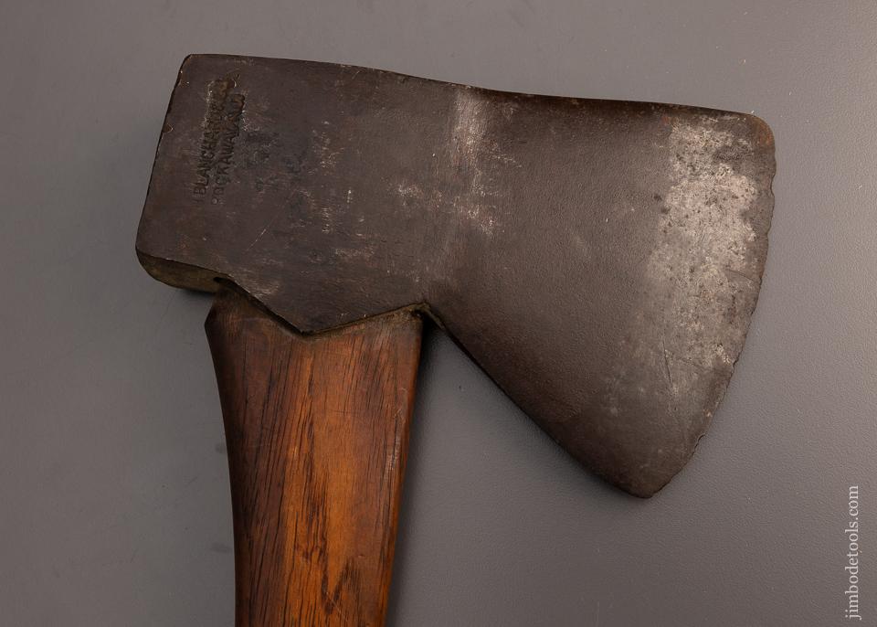 Excellent Blacksmith Made Felling Axe by H. BLANCHARD Rockaway, N.J. - 98542